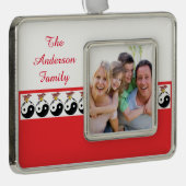 Zen Holiday Ornaments Rahmen-Ornament Silber (Rechts)