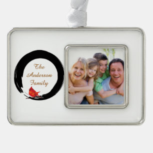 Zen Holiday Ornaments Rahmen-Ornament Silber