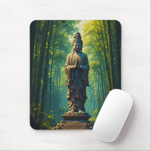 Zen im Bambushain Mousepad
