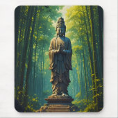 Zen im Bambushain Mousepad (Vorne)