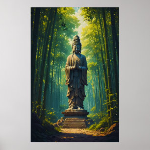 Zen in der Bambusgrove Poster