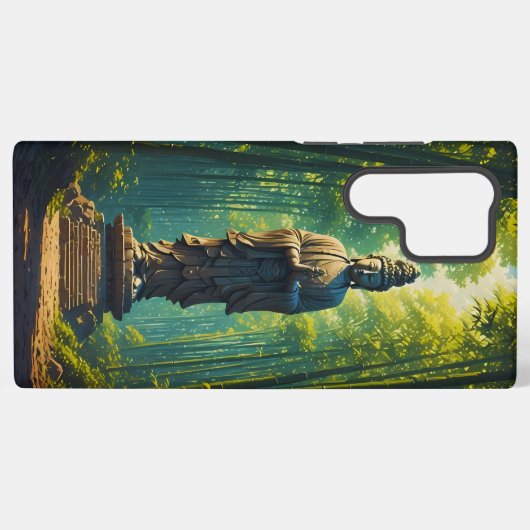 Zen in der Bambusgrove Samsung Galaxy Hülle (Rückseite (Horizontal))