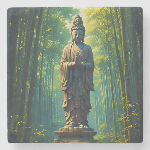 Zen in der Bambusgrove Steinuntersetzer