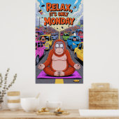 Zen in der schnellen Lane Poster (Küche)