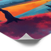 Zen in Farben Poster (Ecke)