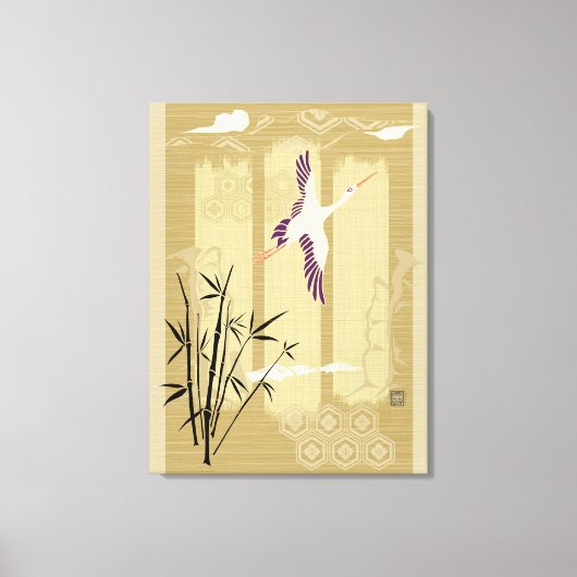 Zen-Insel Leinwanddruck (Vorderseite)