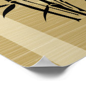 Zen-Insel Poster (Ecke)