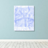Zen Inspiriert Beach Theme Starfish Leinwanddruck (Insitu (Holzboden))