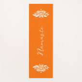 Zen Inspiriert Flaming Lotus Blume Yoga Mat Yogamatte (Vorderseite)