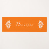 Zen Inspiriert Flaming Lotus Blume Yoga Mat Yogamatte (Vorderseite (Horizontal))