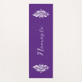Zen Inspiriert Flaming Lotus Blume Yoga Mat Yogamatte (Vorderseite)
