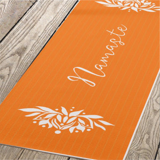 Zen Inspiriert Flaming Lotus Blume Yoga Mat Yogamatte
