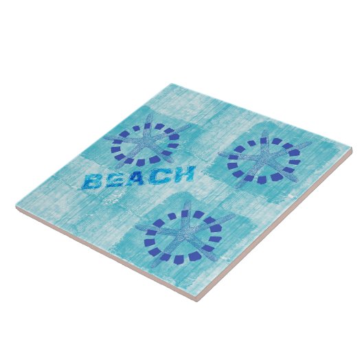 Zen-inspirierte Strand-ThemaStarfish Fliese (Seite)