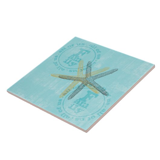 Zen-inspirierte Strand-ThemaStarfish Fliese (Seite)