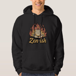 Zen-ish | Emotional Mood with a Flame Twist Hoodie