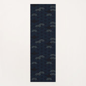 Zen Japandi Style Fan Geometric Muster Yogamatte (Vorderseite)
