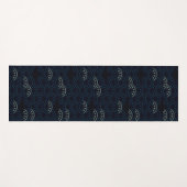 Zen Japandi Style Fan Geometric Muster Yogamatte (Vorderseite (Horizontal))