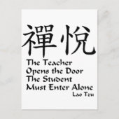 Zen Joy - Der Lehrer Postkarte (Vorderseite)