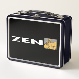 Zen-Kämpfer Metall Brotdose