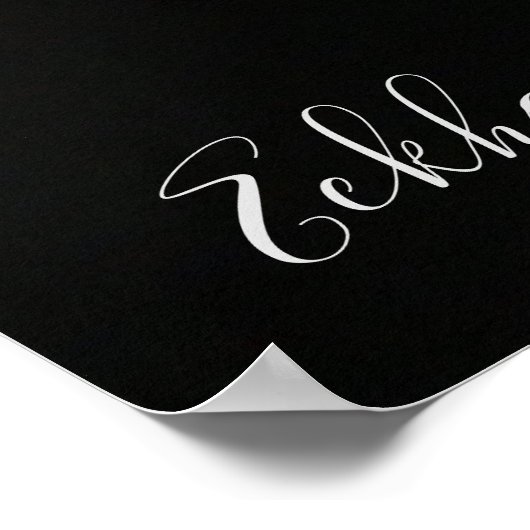 Zen-Kat/Katzenquote Poster (Ecke)