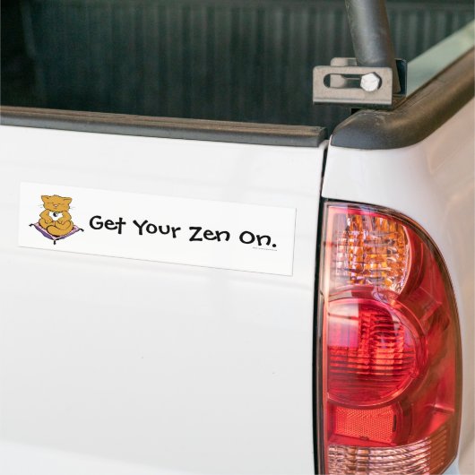 Zen-Katze Autoaufkleber (Auf Lkw)