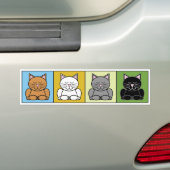 Zen-Katzen-Autoaufkleber Autoaufkleber (Auf Auto)