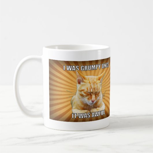 Zen-Katzen-Kaffee-Tasse Kaffeetasse (Links)