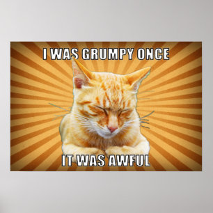 Zen-Katzen-Plakat Poster