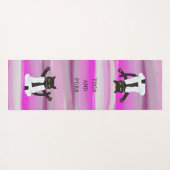 Zen Katzenjoga Meditation Pilates Yogamatte (Rückseite (Horizontal))