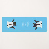 Zen Katzenjoga Meditation Pilates Yogamatte (Vorderseite (Horizontal))