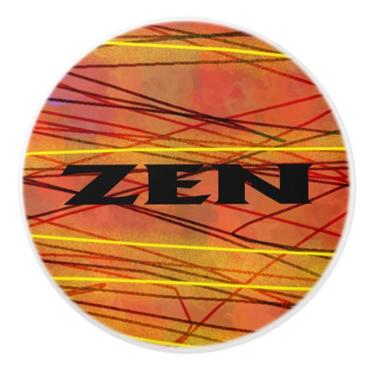 Zen-Keramik Keramikknauf (Vorderseite)