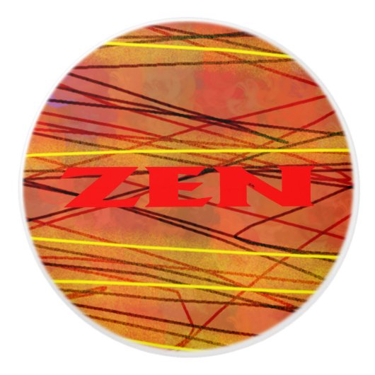 Zen-Keramik Keramikknauf (Vorderseite)