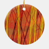 Zen-Keramik mit schwarzem Draht Keramik Ornament (Hinten)