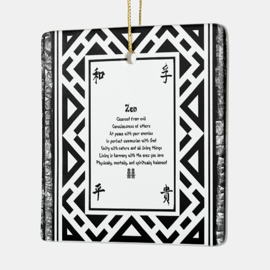 Zen Keramikornament (Links)