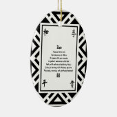 Zen Keramikornament (Rechts)