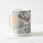 Zen Kerzen-Glanz-Tasse Kaffeetasse (Vorderseite Links)