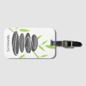 Zen-Kiesel-Personalisierte Gepäckanhänger (Vorderseite (Horizontal))