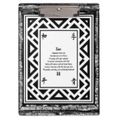 Zen Klemmbrett (Vorderseite)