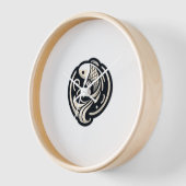 Zen Koi Fish Clock - Minimalistisches Design Uhr (Winkel)