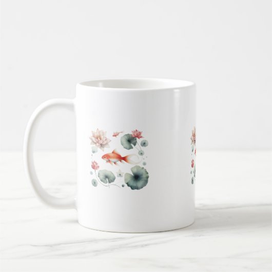 Zen Koi Serenity Kaffeetasse (Links)
