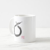 Zen-Kreis Apple Kaffeetasse (Vorderseite Links)