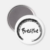 Zen - Kreis - Atmen - Magnet - Yoga - Gastgeschenk (Vorderseite/Rückseite)
