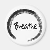 Zen - Kreis - Atmen - Magnet - Yoga - Gastgeschenk (Vorne)