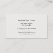 Zen-Kreis-Meditations-Visitenkarte Visitenkarte (Rückseite)