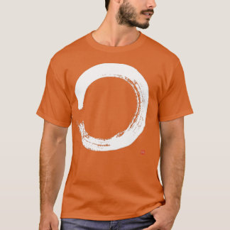 Zen-Kreis mit künstlerischer Zen-Enso-Kalligrafie T-Shirt