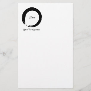 Zen-Kreis mit Logo Briefpapier