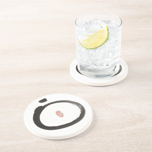 Zen-Kreis-Untersetzer Getränkeuntersetzer (Seite)