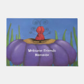 Zen Ladybug Fußmatte (Vorderseite)