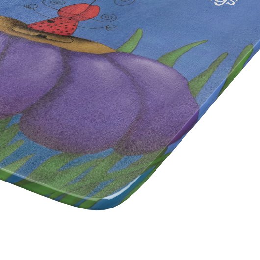 Zen Ladybug Schneidebrett (Ecke)