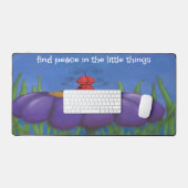 Zen Ladybug Schreibtischunterlage (Tastatur & Maus)